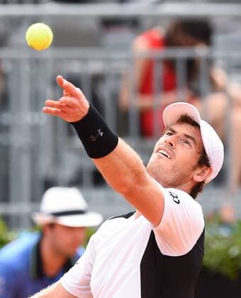 May 11, 2016 - Rome, Italy - Andy Murray in action during his match against Mikhail Kukushkin - Internazionali BNL d Italia 2016 on May 11, 2016 in Rome, Italy. The Internazionali BNL d Italia 2016 - Day Four  - ZUMAn230