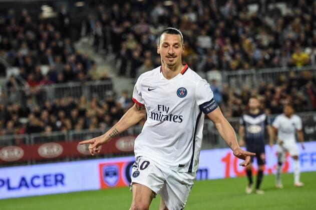 Jubel but Zlatan Ibrahimovic (psg) FOOTBALL : Girondins de Bordeaux vs Paris St. Germain PSG - Ligue 1 - 11 05 2016 ThierryBretonx 