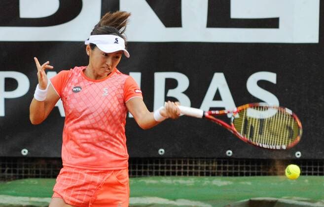 11.05.2016. Rome, Italy. BNL d Italia Tennis Tournament. Misaki Doi (JPN) versus Lucia Safarova (CZE). Misaki Doi (JPN) xactivaxfotox  ActionPlus11735850