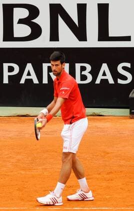 11.05.2016. Rome, Italy. BNL d Italia Tennis Tournament. Novak Djokovic (SRB) versus Stephane Robert (FRA). Novak Djokovic xactivaxfotox  ActionPlus11735867