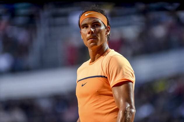 May 11, 2016 - Rome, Italy - Rafael Nadal (ESP) during the ATP Tennis Herren match Nadal (ESP) vs Philip Kohlschreiber (GER) at the Internazionali BNL d Italia 2016 at the Foro Italico on May 11, 2016 in Rome, Italy. The Internazionali BNL d Italia 2016 - Day Four  - ZUMAn230