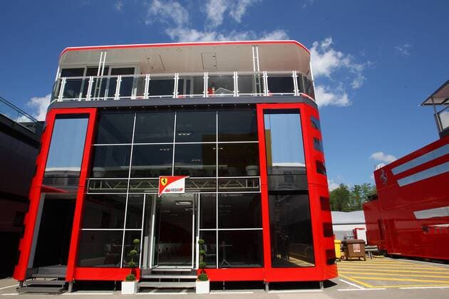 Formel 1, GP von Spanien, Motorhomes Spanish Grand Prix, Barcelona 12 - 15 May 2016 12.05.2016 - Ferrari Hospitality 