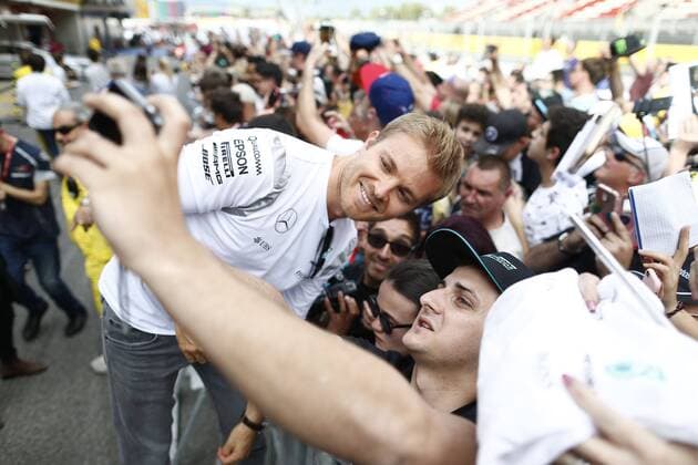 Formel 1, GP von Spanien Motorsports: FIA Formula One World Championship WM Weltmeisterschaft 2016, Race in Barcelona, 6 Nico Rosberg (GER, Mercedes AMG Petronas F1 Team), xHOCHxZWEIx