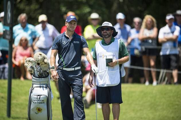 May 12, 2016: Martin Kaymer and his caddie wait to tee off during the first round of THE PLAYERS Championship in Ponte Vedra Beach, FL. (Photograph by Roy K. Miller Icon Sportswire) GOLF: MAY 12 PGA Golf Herren - THE PLAYERS Championship - First Round Icon160512040 EDITORIAL USE ONLY