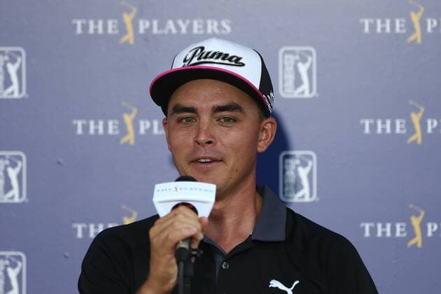 Golf, The Players Championship in Ponte Vedra Beach, Pressekonferenz May 12, 2016 - Ponte Vedra Beach, Florida, United States - Rickie Fowler speaks to the media after the first round of The PLAYERS Championship at TPC Sawgrass. The PLAYERS Championship - Round 1 - ZUMAw109