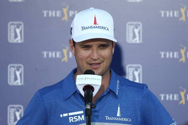 Golf, The Players Championship in Ponte Vedra Beach, Pressekonferenz May 12, 2016 - Ponte Vedra Beach, Florida, United States - Zach Johnson speaks to the media after the first round of The PLAYERS Championship at TPC Sawgrass. The PLAYERS Championship - Round 1 - ZUMAw109