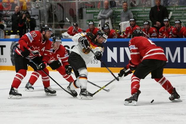 Russian Federation. St. Petersburg. World Championship WM Weltmeisterschaft in Ice hockey Eishockey Canada - Germanya. IIHF Ice Hockey World Cup 2016 Russia - Canada vs Germany. AlexanderxKulebyakin 