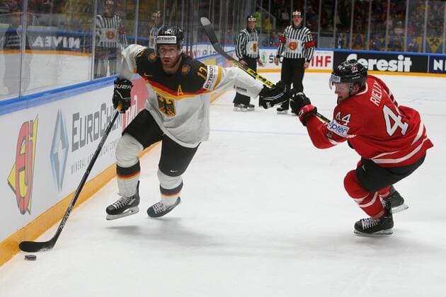 Russian Federation. St. Petersburg. World Championship WM Weltmeisterschaft in Ice hockey Eishockey Canada - Germanya. IIHF Ice Hockey World Cup 2016 Russia - Canada vs Germany. AlexanderxKulebyakin 