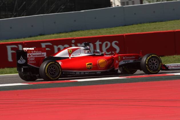 Formel 1, GP von Spanien, Freies Training Spanish Grand Prix, Barcelona 12 - 15 May 2016 13.05.2016 - Free Practice 1, Sebastian Vettel (GER) Scuderia Ferrari SF16-H 
