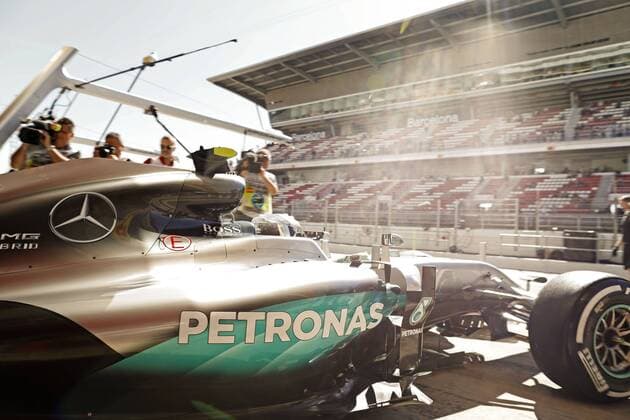 Formel 1, GP von Spanien, Freies Training Motorsports: FIA Formula One World Championship WM Weltmeisterschaft 2016, Race in Barcelona, 6 Nico Rosberg (GER, Mercedes AMG Petronas F1 Team), xHOCHxZWEIx