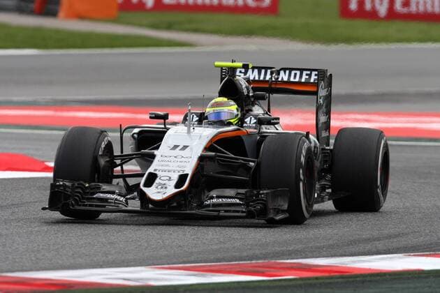 Spanish Grand Prix, Barcelona 12 - 15 May 2016 13.05.2016 - Free Practice 2, Sergio Perez (MEX) Sahara Force India F1 VJM09 
