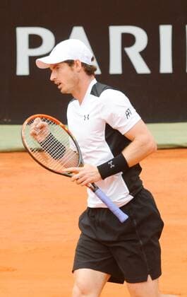 13.05.2016. Rome, Italy. BNL d Italia tennis tournament. David Goffin (BEL) versus Andy Murray (GBR). Andy Murray on his way to a 6-1 7-5 victory to enter the semi-finals xactivaxfotox  ActionPlus11736420