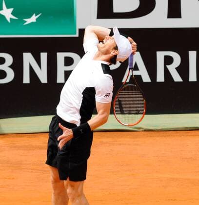 13.05.2016. Rome, Italy. BNL d Italia tennis tournament. David Goffin (BEL) versus Andy Murray (GBR). Andy Murray on his way to a 6-1 7-5 victory to enter the semi-finals xactivaxfotox  ActionPlus11736422