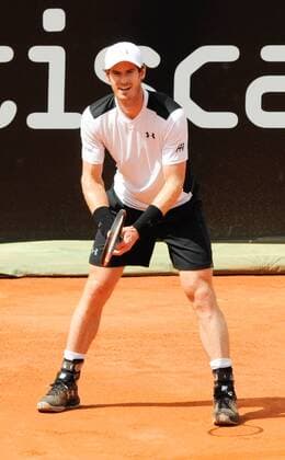 13.05.2016. Rome, Italy. BNL d Italia tennis tournament. David Goffin (BEL) versus Andy Murray (GBR). Andy Murray on his way to a 6-1 7-5 victory to enter the semi-finals xactivaxfotox  ActionPlus11736431