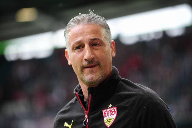 Fussball 1. Bundesliga 34. Spieltag VfL Wolfsburg - VfB Stuttgart am 14.05.2016 in der Volkswagen Arena in Wolfsburg Jürgen Kramny ( Trainer Stuttgart ) xPBJPGx