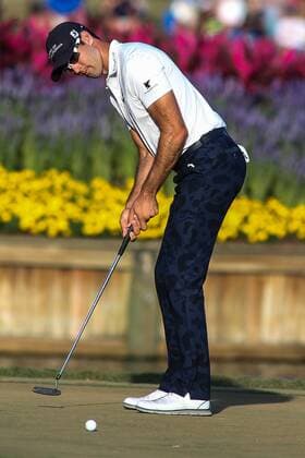 May 14, 2016: Cameron Triangle putts during the third round of THE PLAYERS Championship at TPC Sawgrass in Ponte Vedra Beach, Fl. (Photo by David Rosenblum Icon Sportswire) GOLF: MAY 14 PGA Golf Herren - THE PLAYERS Championship - Third Round Icon1605142866 EDITORIAL USE ONLY