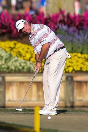 May 14, 2016: Boo Weekley putts during the third round of THE PLAYERS Championship at TPC Sawgrass in Ponte Vedra Beach, Fl. (Photo by David Rosenblum Icon Sportswire) GOLF: MAY 14 PGA Golf Herren - THE PLAYERS Championship - Third Round Icon1605142861 EDITORIAL USE ONLY