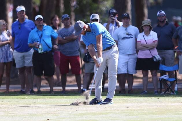 May 14, 2016 - Ponte Vedra Beach, Florida, United States - Kevin Chappell hits a fairway shot on the 15th hole during the third round of The PLAYERS Championship at TPC Sawgrass. Golf 2016 - The PLAYERS Championship - Round 3 - ZUMAw109