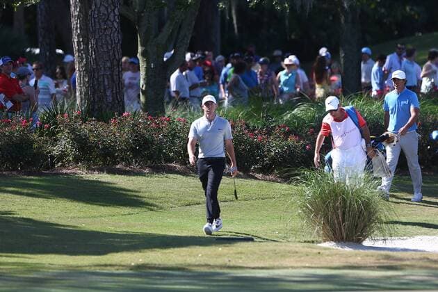 May 14, 2016 - Ponte Vedra Beach, Florida, United States - Rory McIlroy approaches the 13th green during the third round of The PLAYERS Championship at TPC Sawgrass. Golf 2016 - The PLAYERS Championship - Round 3 - ZUMAw109