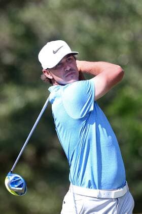 May 14, 2016 - Ponte Vedra Beach, Florida, United States - Brooks Koepka tees off the 14th hole during the third round of The PLAYERS Championship at TPC Sawgrass. Golf 2016 - The PLAYERS Championship - Round 3 - ZUMAw109