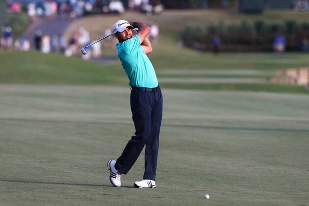 May 14, 2016 - Ponte Vedra Beach, Florida, United States - Jason Day hits a fairway shot on the 18th hole during the third round of The PLAYERS Championship at TPC Sawgrass. Golf 2016 - The PLAYERS Championship - Round 3 - ZUMAw109