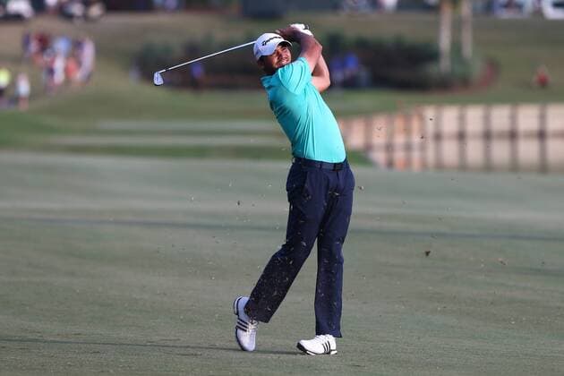 May 14, 2016 - Ponte Vedra Beach, Florida, United States - Jason Day hits a fairway shot on the 18th hole during the third round of The PLAYERS Championship at TPC Sawgrass. Golf 2016 - The PLAYERS Championship - Round 3 - ZUMAw109