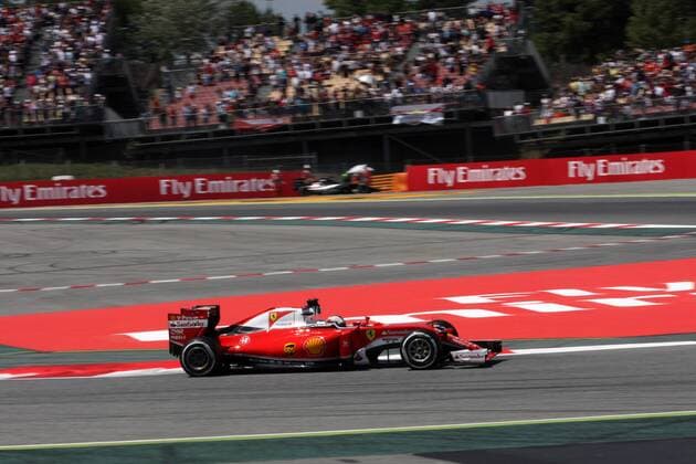 Spanish Grand Prix, Barcelona 12 - 15 May 2016 15.05.2016- Race 2, Sebastian Vettel (GER) Scuderia Ferrari SF16-H 