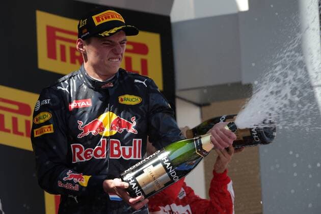 Formel 1, GP von Spanien, Sieger Max Verstappen Spanish Grand Prix, Barcelona 12 - 15 May 2016 15.05.2016- Race 2, Max Verstappen (NED) Red Bull Racing RB12 race winner 