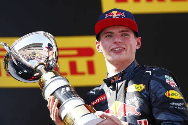 Formel 1, GP von Spanien, Sieger Max Verstappen Motorsports: FIA Formula One World Championship WM Weltmeisterschaft 2016, Race in Barcelona, 33 Max Verstappen (NDL, Red Bull Racing), xHOCHxZWEIx
