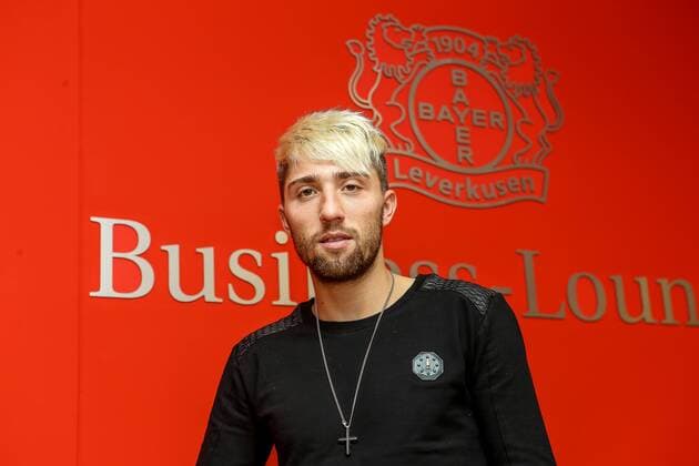 Kevin Kampl im Interview Leverkusen Copyright: Horn xEibner-Pressefoto EP_bhorn