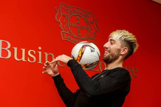 Kevin Kampl im Interview Leverkusen Copyright: Horn xEibner-Pressefoto EP_bhorn