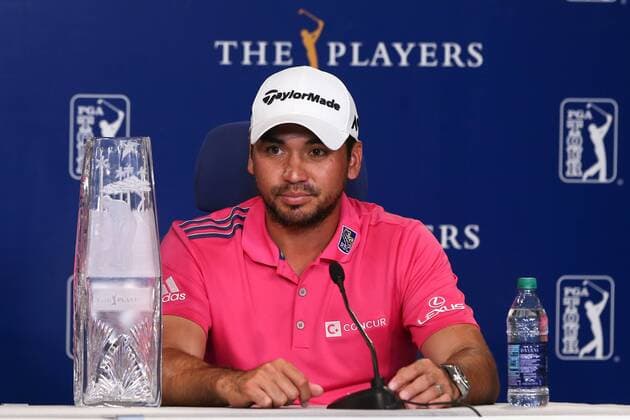 Golf, PGA, Jason Day gewinnt in Ponte Vedra Beach May 15, 2016 - Ponte Vedra Beach, Florida, United States - Jason Day speaks to the media after winning The PLAYERS Championship at TPC Sawgrass. Golf 2016 - The PLAYERS Championship - Final Round - ZUMAw109