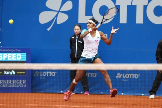 16.05.2016 - Tennis - Nürnberger Versicherungscup 2016 - WTA Tennis Damen Turnier Tournament - Damen Frauen - MaWi - Teliana Pereira (Brasilien) Einzelbild
