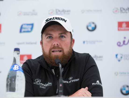 Golf, Irish Open, Pressekonferenz 17.05.2016. The K Club, Straffan, Co. Kildare, Ireland. Dubai Duty Free Irish Open Golf Championship Practice. Shane Lowry during Tuesday s press interview. xPeterxFitzpatrickx  ActionPlus11738144