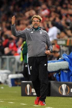 Juergen KLOPP (Trainer Liverpool),Wut,Aerger,Gestik. FC Liverpool-FC Sevilla 1-3. Fussball Europa League Finale am 18.05.2016 in Basel Schweiz