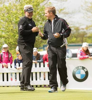 19.05.2016. The K Club, Straffan, Co. Kildare, Ireland. Dubai Duty Free Irish Open Golf Championship, round 1. Darren Clarke on the practice green. xPeterxFitzpatrickx  ActionPlus11738865