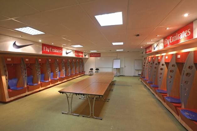 PARIS, FRANCE: VIEW OF THE CHANGING ROOM OF THE STADIUM CALLED PARC DES PRINCES IN PARIS, 29 12 2013 KatusicxRudi  xBELGAIMAGE-92986152x