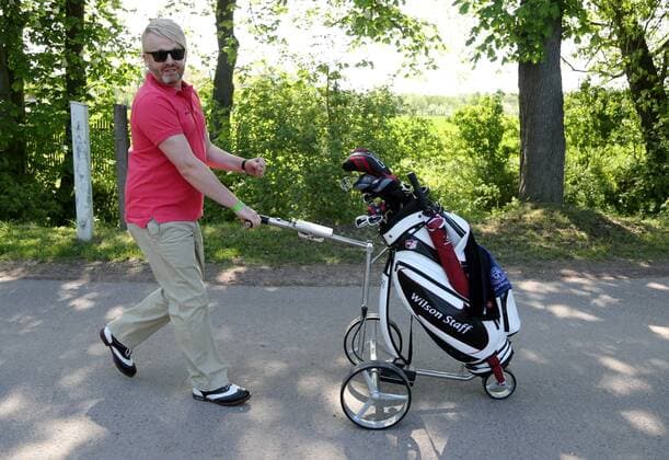 10. Thüringer Charity Open Mühlberg 20.05.16 , Mühlberg, Gut Ringhofen, 10. Thüringer Charity Open, Golf-Benefiz-Turnier, Prominente spielen Golf für den guten Zweck im Bild: Ross Antony