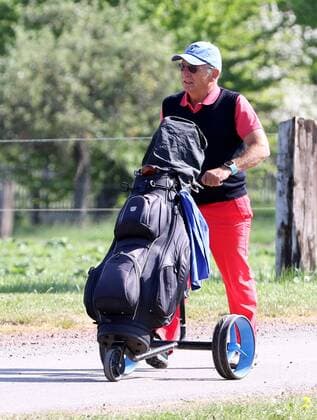 10. Thüringer Charity Open Mühlberg 20.05.16 , Mühlberg, Gut Ringhofen, 10. Thüringer Charity Open, Golf-Benefiz-Turnier, Prominente spielen Golf für den guten Zweck im Bild: Rainer Bach (Truckstop)