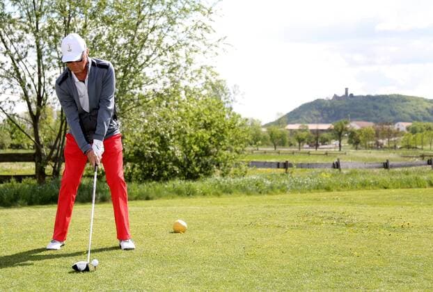 10. Thüringer Charity Open Mühlberg 20.05.16 , Mühlberg, Gut Ringhofen, 10. Thüringer Charity Open, Golf-Benefiz-Turnier, Prominente spielen Golf für den guten Zweck im Bild: Franz Beckenbauer