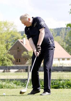 10. Thüringer Charity Open Mühlberg 20.05.16 , Mühlberg, Gut Ringhofen, 10. Thüringer Charity Open, Golf-Benefiz-Turnier, Prominente spielen Golf für den guten Zweck im Bild: Initiator Detlef Goss