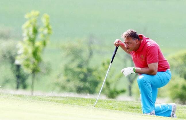 10. Thüringer Charity Open Mühlberg 20.05.16 , Mühlberg, Gut Ringhofen, 10. Thüringer Charity Open, Golf-Benefiz-Turnier, Prominente spielen Golf für den guten Zweck im Bild: Jochen Behle