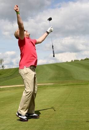 10. Thüringer Charity Open Mühlberg 20.05.16 , Mühlberg, Gut Ringhofen, 10. Thüringer Charity Open, Golf-Benefiz-Turnier, Prominente spielen Golf für den guten Zweck im Bild: Ross Antony