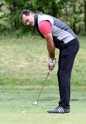 10. Thüringer Charity Open Mühlberg 20.05.16 , Mühlberg, Gut Ringhofen, 10. Thüringer Charity Open, Golf-Benefiz-Turnier, Prominente spielen Golf für den guten Zweck im Bild: Lars Riedel