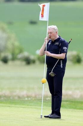 10. Thüringer Charity Open Mühlberg 20.05.16 , Mühlberg, Gut Ringhofen, 10. Thüringer Charity Open, Golf-Benefiz-Turnier, Prominente spielen Golf für den guten Zweck im Bild: Initiator des Turniers Detlef Goss