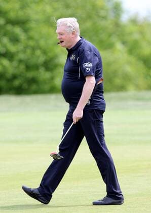 10. Thüringer Charity Open Mühlberg 20.05.16 , Mühlberg, Gut Ringhofen, 10. Thüringer Charity Open, Golf-Benefiz-Turnier, Prominente spielen Golf für den guten Zweck im Bild: Initiator des Turniers Detlef Goss