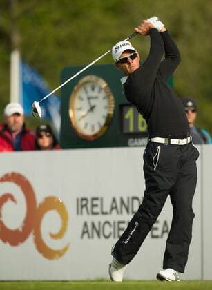 20.05.2016. The K Club, Straffan, Co. Kildare, Ireland. Dubai Duty Free Irish Open Golf Championship Round 2. Jaco Van Zyl teeing off on the 10th hole. xPeterxFitzpatrickx  ActionPlus11739011