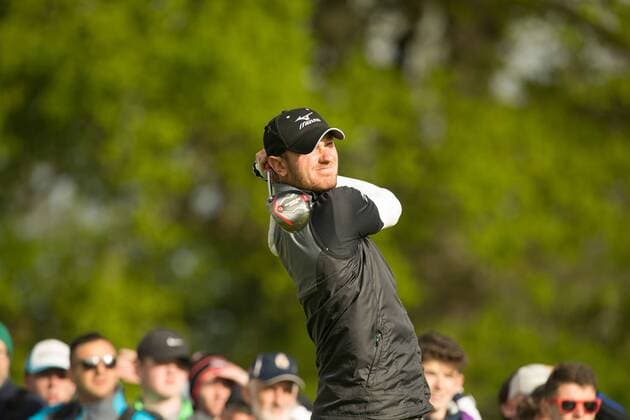 20.05.2016. The K Club, Straffan, Co. Kildare, Ireland. Dubai Duty Free Irish Open Golf Championship Round 2. Chris Wood teeing off on the 10th hole. xPeterxFitzpatrickx  ActionPlus11739015