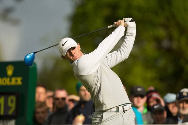 20.05.2016. The K Club, Straffan, Co. Kildare, Ireland. Dubai Duty Free Irish Open Golf Championship Round 2. Rory Mcilroy teeing off the 10th hole. xPeterxFitzpatrickx  ActionPlus11739019