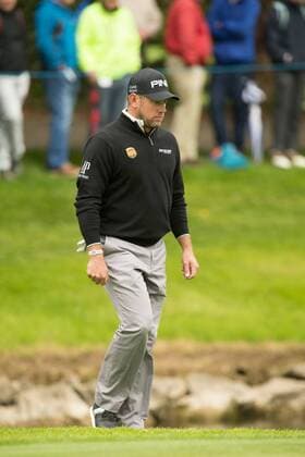 20.05.2016. The K Club, Straffan, Co. Kildare, Ireland. Dubai Duty Free Irish Open Golf Championship Round 2. Lee Westwood walking to the 7th green. xPeterxFitzpatrickx  ActionPlus11739053
